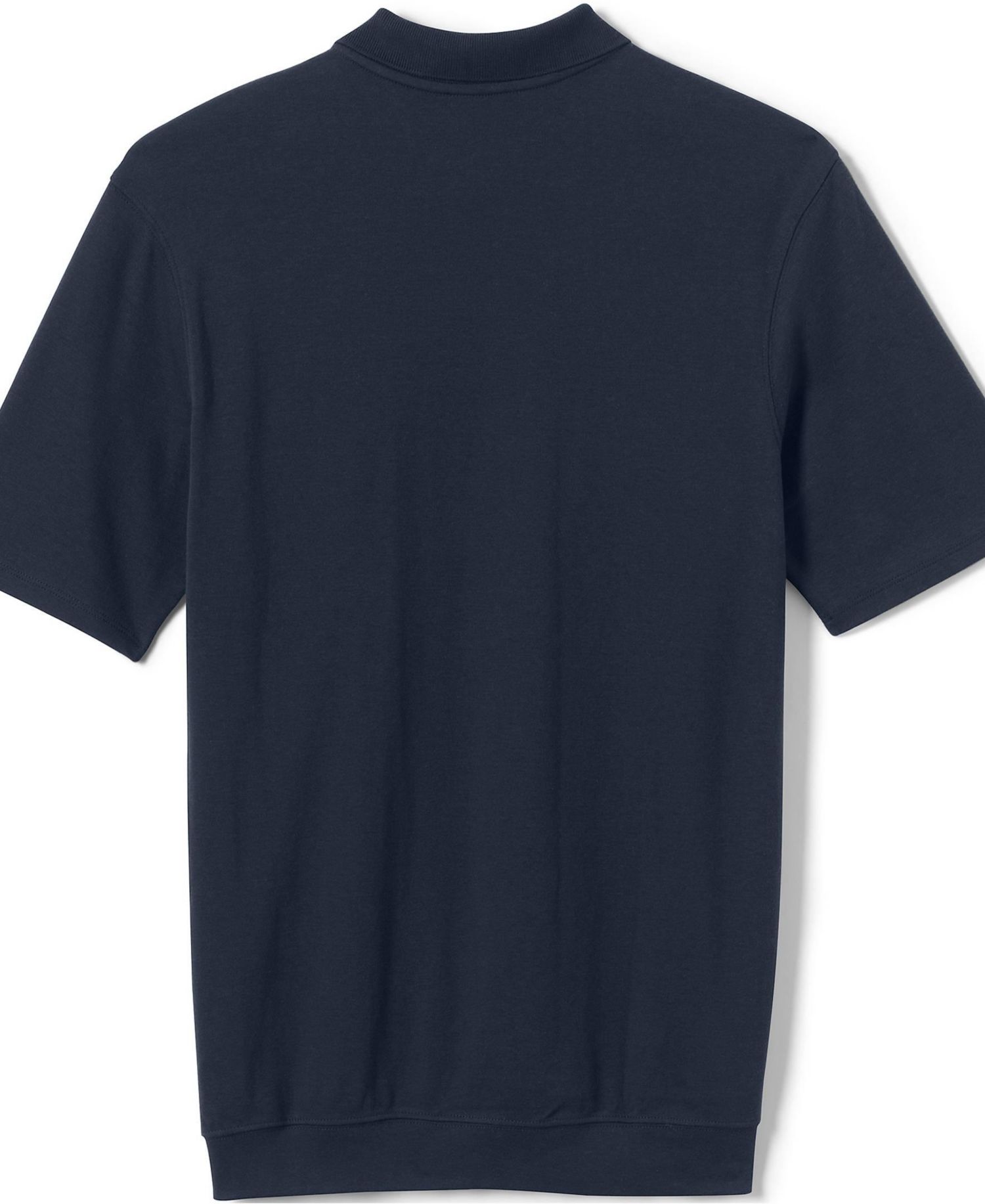 Men's Short Sleeve Banded Bottom Polo Shirt