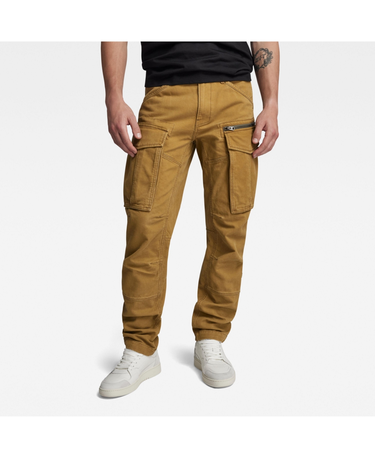 Men's Rovic Zip 3D Regular Tapered Pants - Tobacco