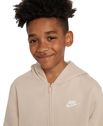 Macy\'s Sportswear Club Big Full-Zip - Fleece Nike Kids Hoodie