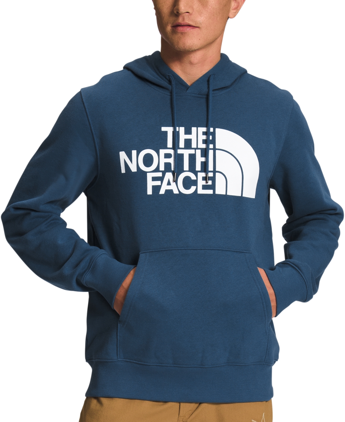 The North Face Men's Half Dome Logo Hoodie In Shady Blue