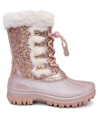 Toddler Girls Idina Duck Lace Up Boots