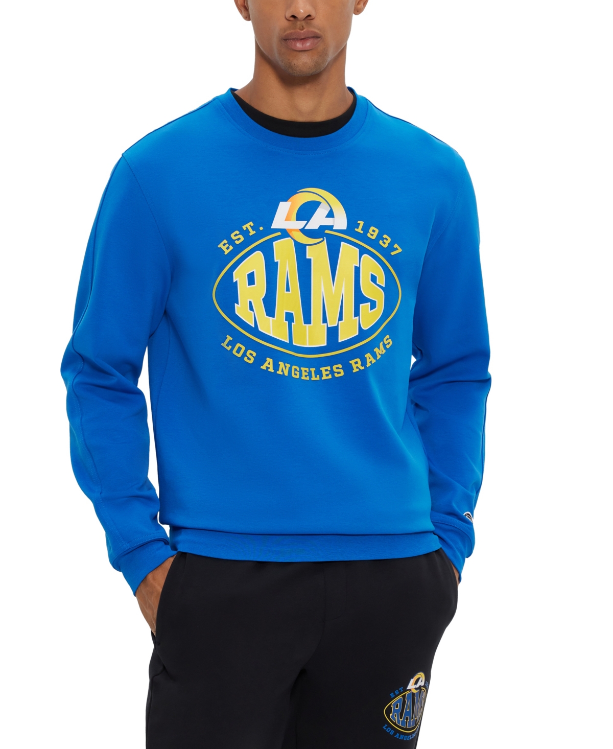 Hugo Boss Boss By  Men's Boss X Nfl Sweatshirt In Bright Blue