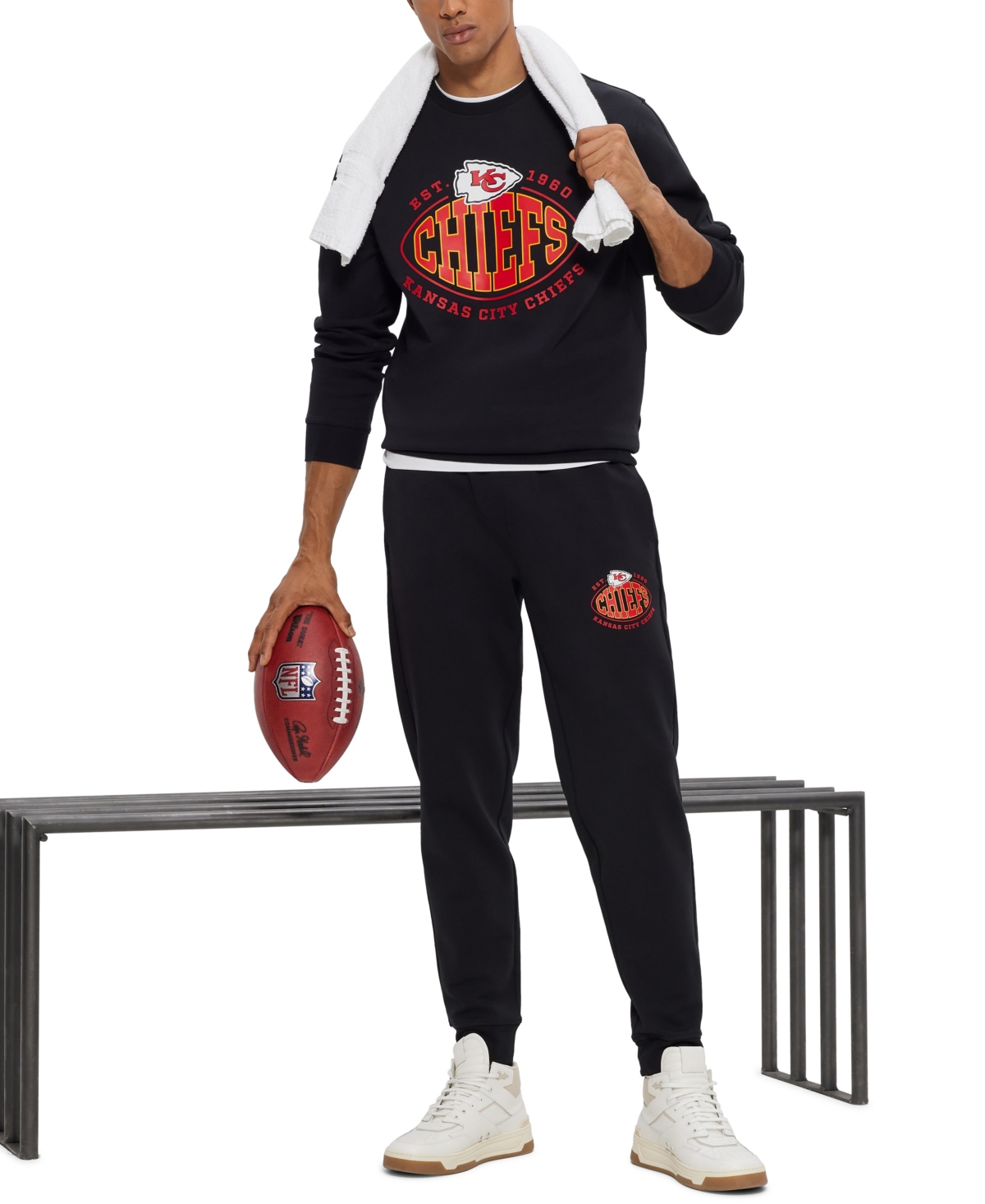 Boss by Hugo Boss Men's Boss x Kansas City Chiefs Nfl Sweatshirt