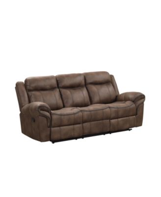 Furniture of America Harris 87 Fabric Manual Recliner Sofa Macy s