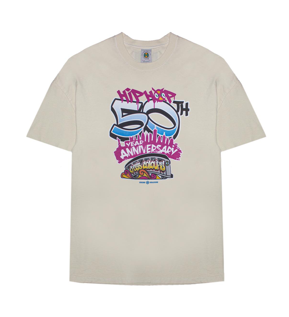 Cross Colours Men's Cxc Hip Hop Anniversary T-Shirt