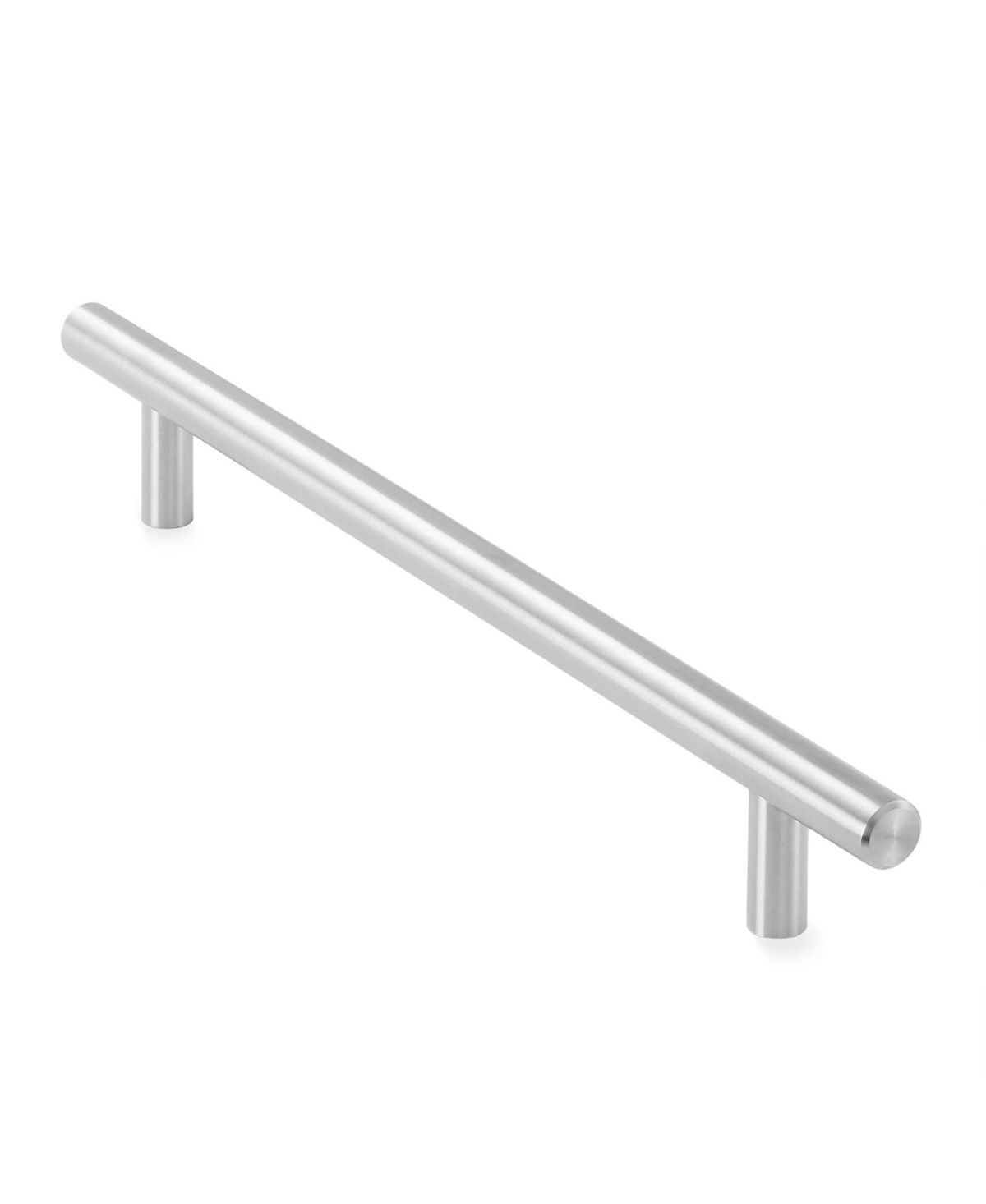 Cauldham Solid Stainless Steel Euro Style Cabinet Pull Handle Brushed Nickel Design 7-1/2