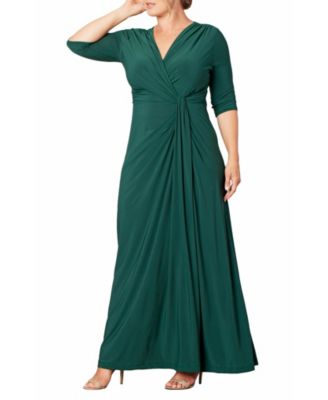 Kiyonna Women's Plus size Romanced by Moonlight Long Gown - Evening star |  Smart Closet