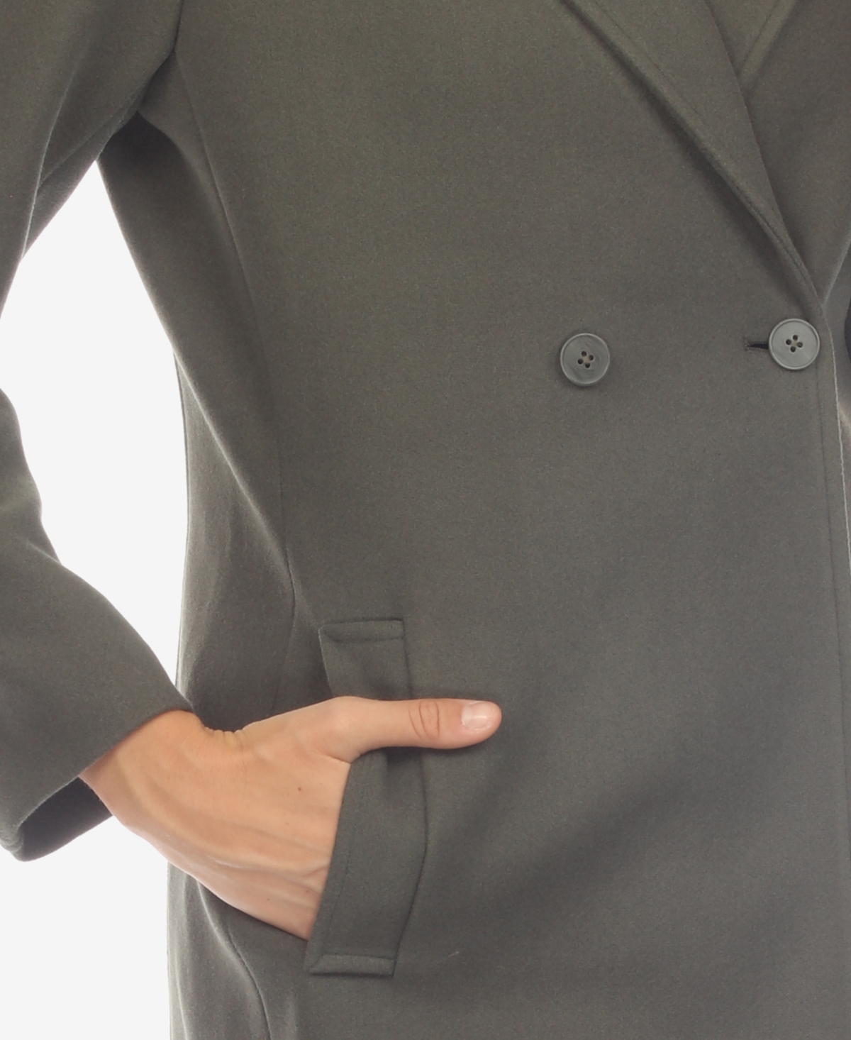 White Mark Women's Classic Walker Coat
