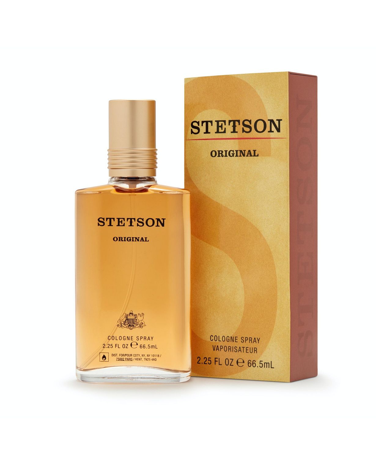 Stetson Original by Cologne for Men - Classic, Woody and Masculine Aroma with Fragrance Notes of Citrus, Patchouli, and Tonka Bean - 2.25 Fl Oz