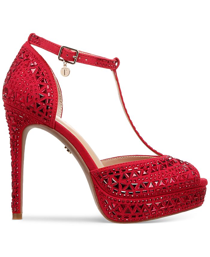 Thalia Sodi Women's Chace Embellished Platform Pumps Macy's