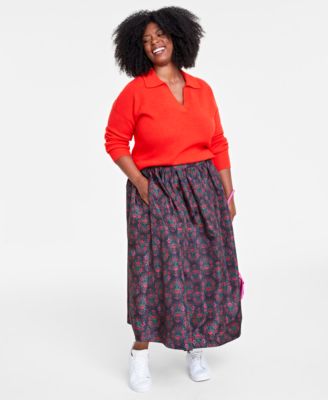 On 34th - Women's Collared V-Neck Sweater, Created for Macy's