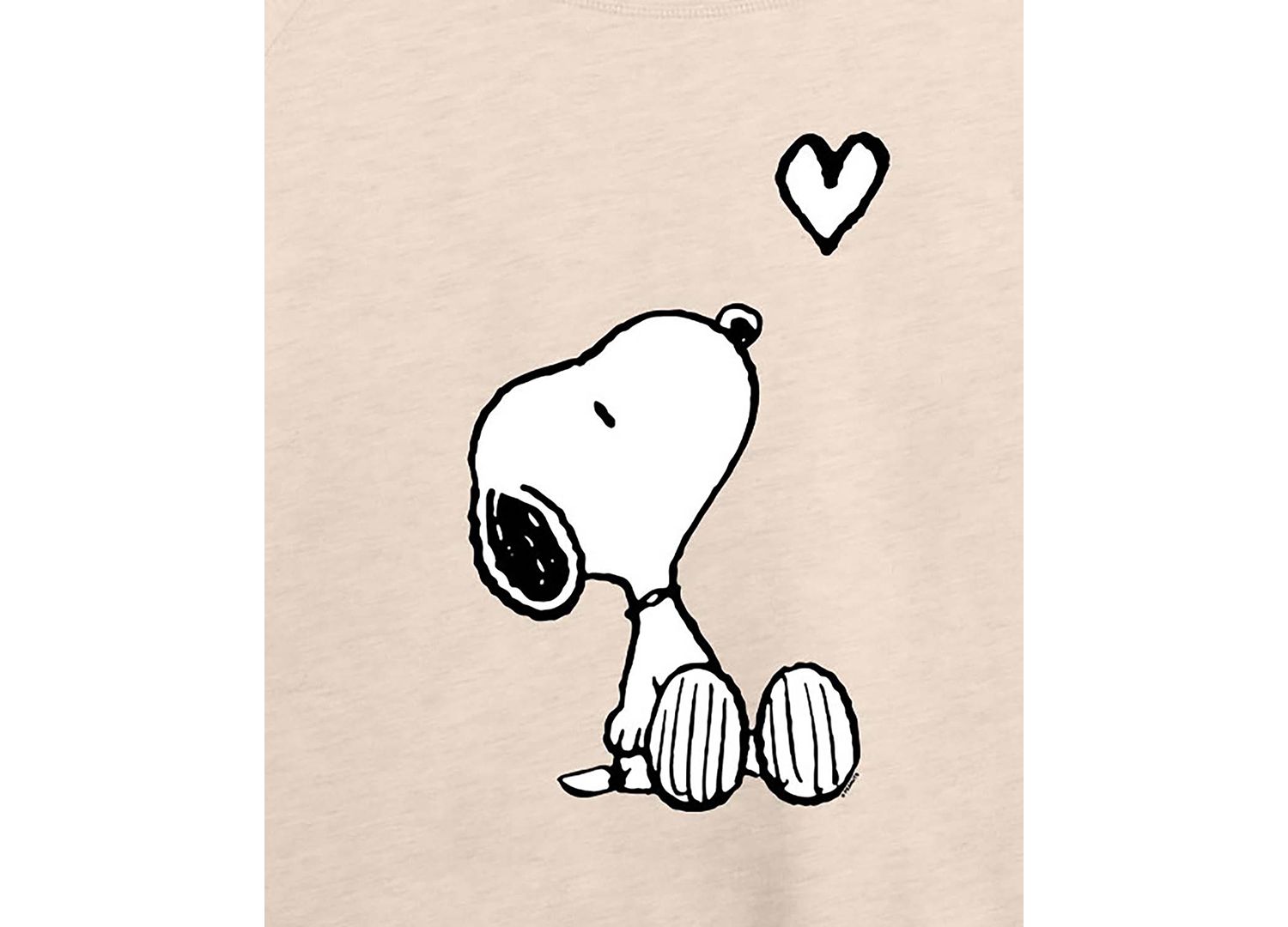 Trendy Plus Size Snoopy Long Sleeve Graphic Pullover Top