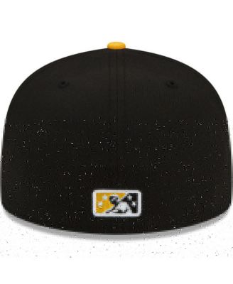 Men's Black, Gold Rochester Red Wings Theme Night 59FIFTY Fitted Hat