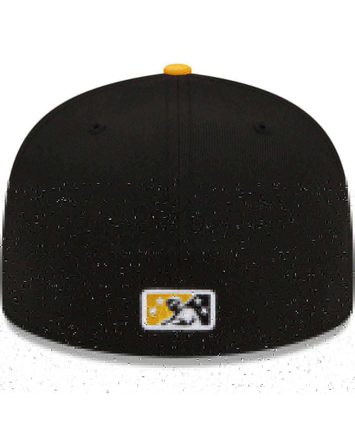 Men's New Era Gold Rochester Red Wings Theme Night 59FIFTY Fitted Hat - Gold