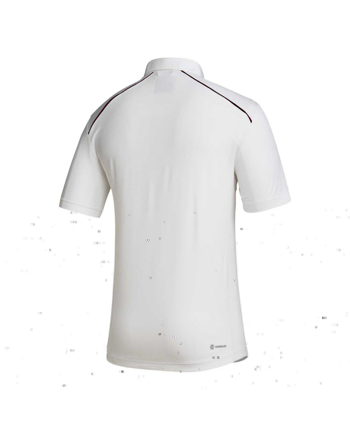 Shop Adidas Originals Men's Adidas White Arizona State Sun Devils Coaches Aeroready Polo Shirt