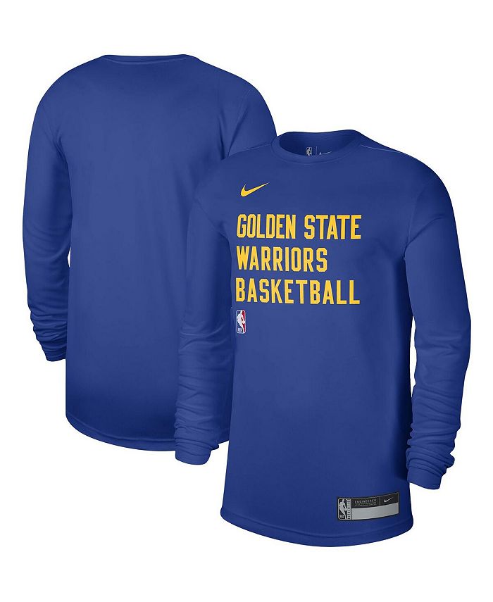 Women's Golden State Warriors Nike Royal Practice Performance T-Shirt