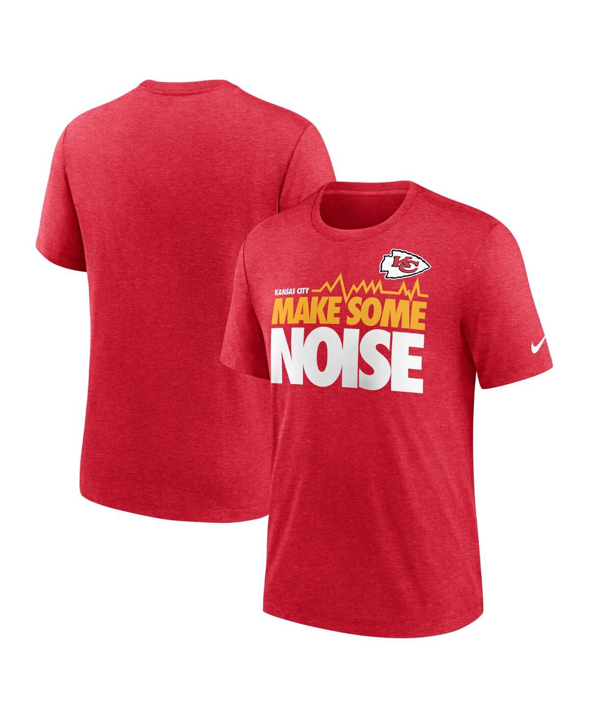 Men's NikeKansas City Chiefs Local Tri-Blend T-shirt - Heathered Red