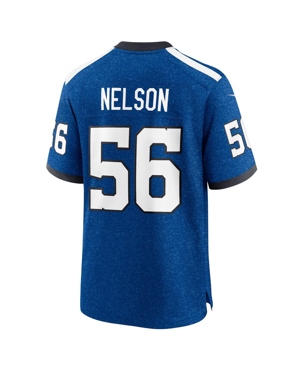 Men's Nike Quenton NelsonIndianapolis Colts Indiana Nights Alternate Game Jersey - Royal