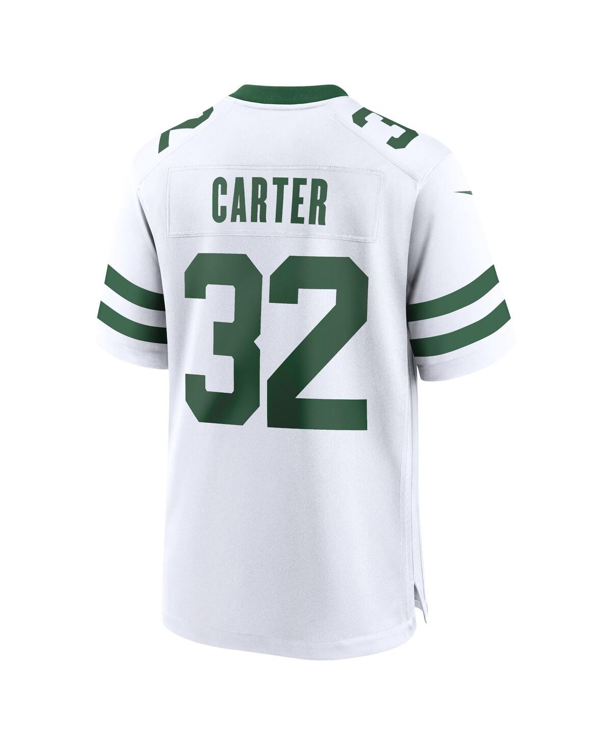 Men's Nike Michael CarterNew York Jets Legacy Player Game Jersey - White