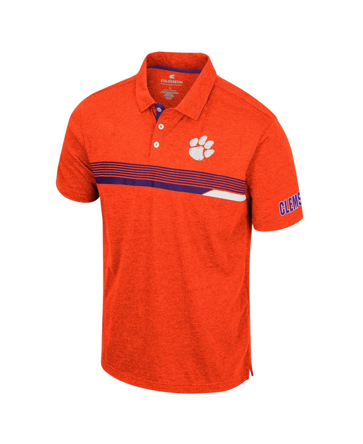 Shop Colosseum Men's  Orange Clemson Tigers No Problemo Polo Shirt