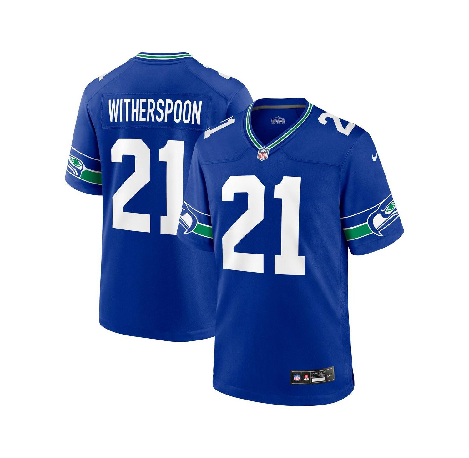Men's Devon Witherspoon College Seattle Seahawks 2023 NFL Draft First Round Pick Game Jersey