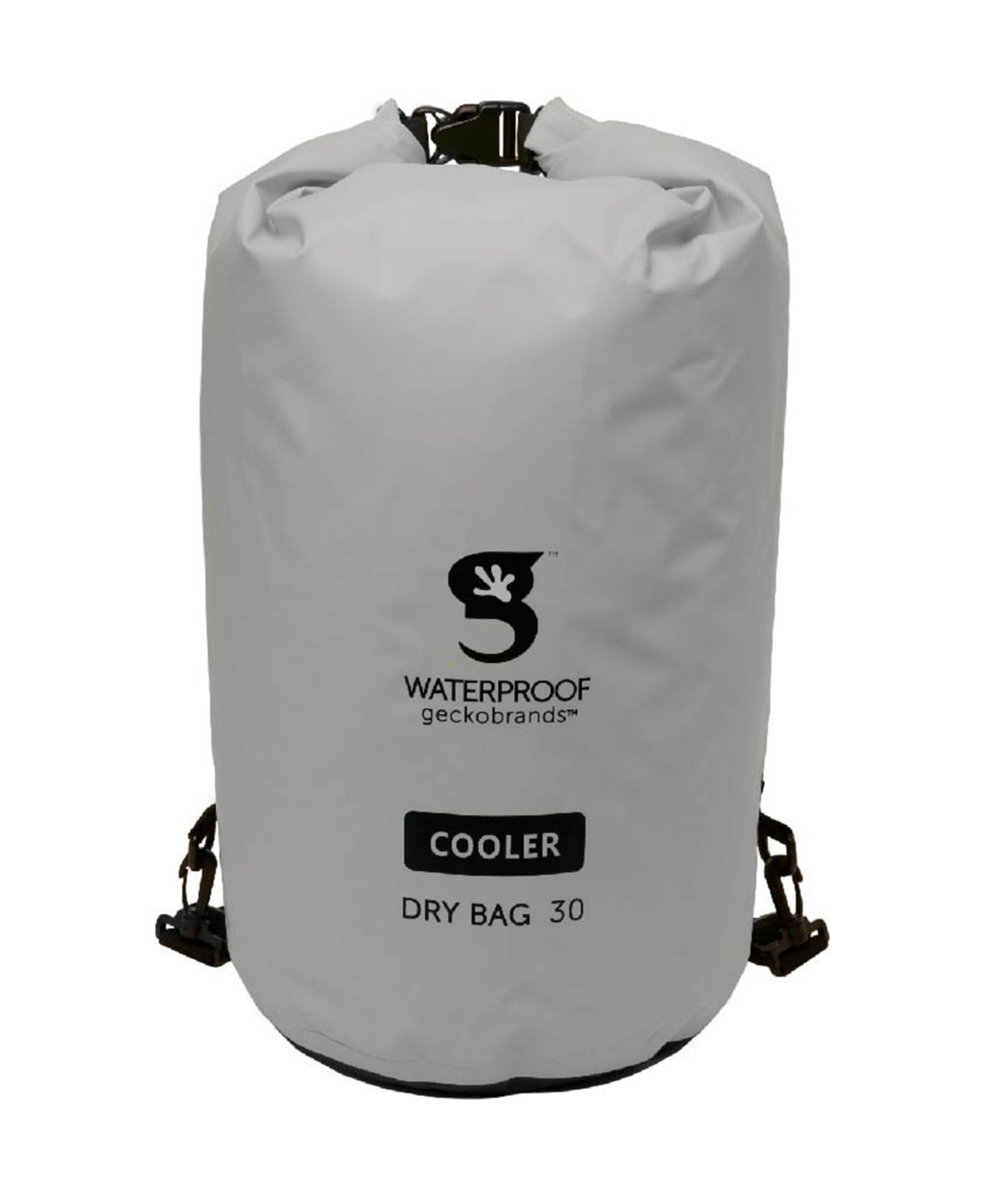 Сумка geckobrands 30 Liters Dry Bag Cooler with Straps, цвет: Серый — фото 1