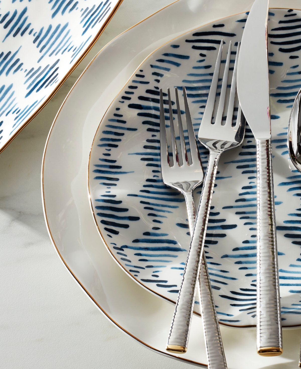 Lenox Blue Bay Flatware Piece Set - Metallic and No Color