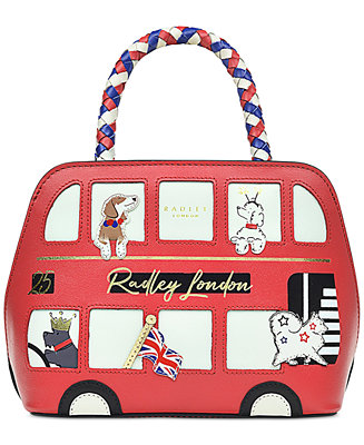 Radley London The Anniversary Mini Bus Leather Handbag - Macy's