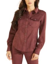 Levi's Women's Boston Red Sox Buffalo Western Button-Up Shirt - Macy's