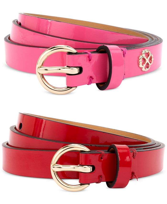 kate spade new york Women s 2 Pc. Patent Leather Belts Macy s