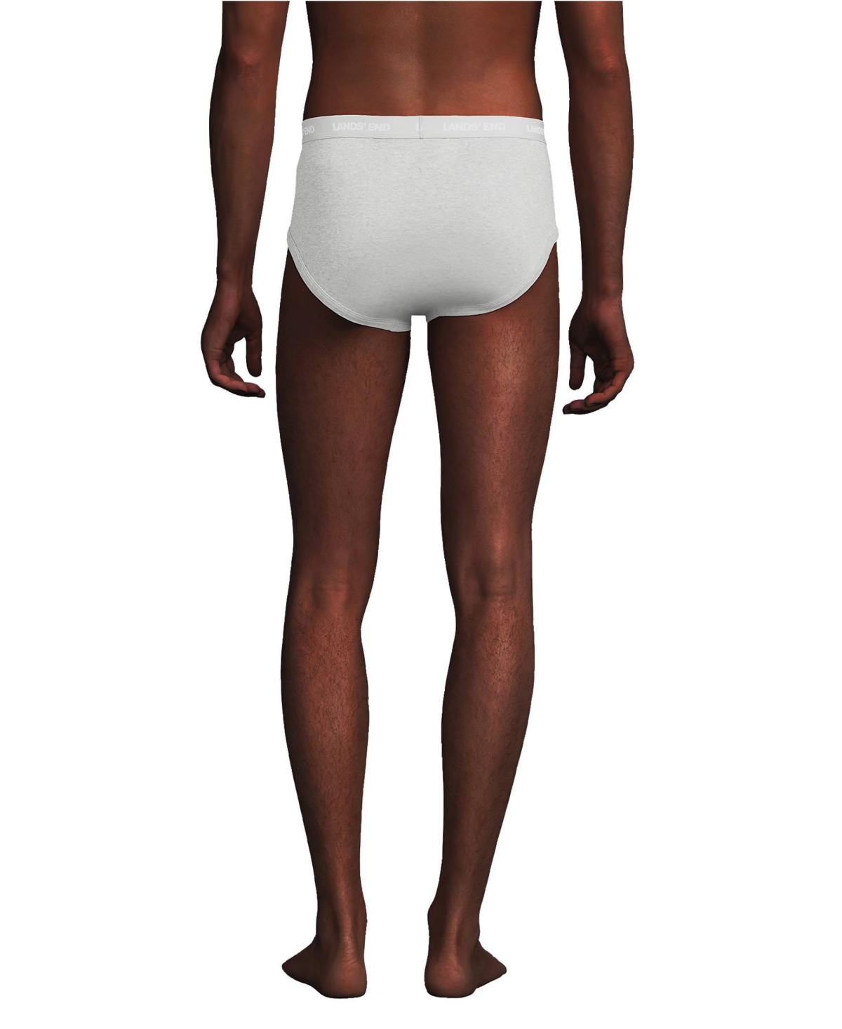 Lands' End Men's Knit Briefs 5 Pack - Solid multi 5 pack
