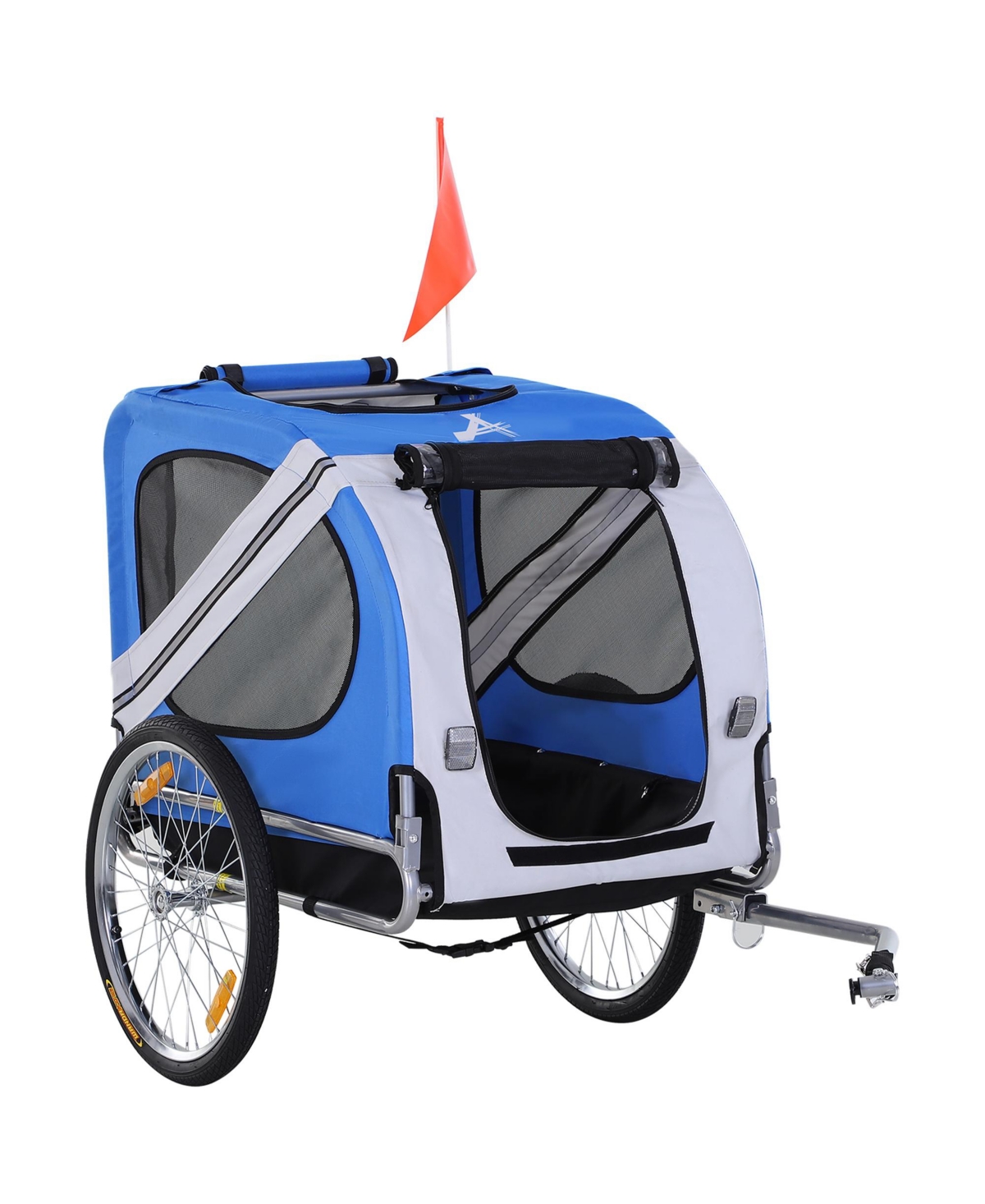 Aosom PawHut Pet Folding Dog Bike Trailer and Stroller Roller for