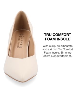 Women's Simonne Block Heel Pointed Toe Pumps