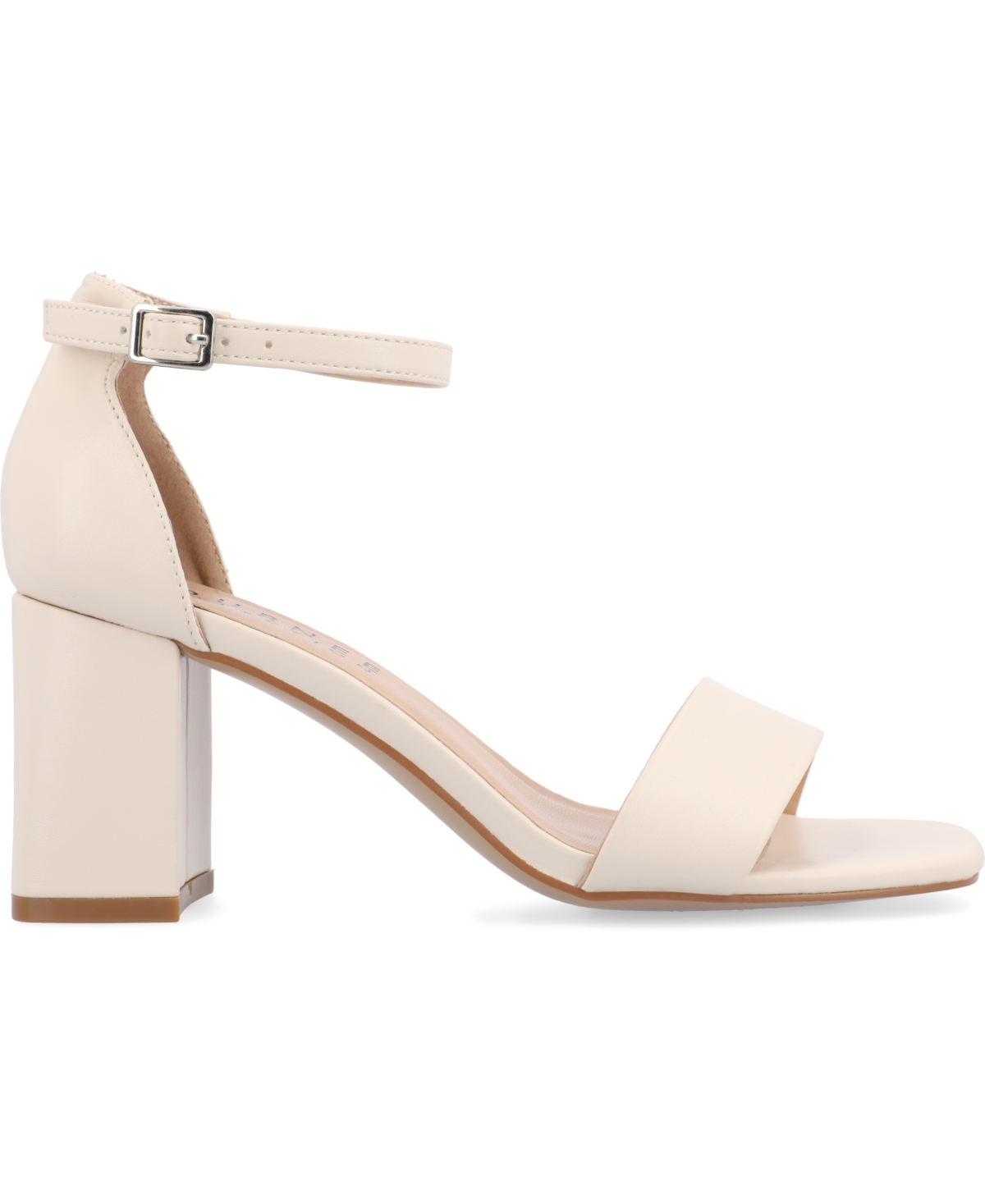 Journee Collection Collection Women's Wide Width Supernatural Tru Comfort Foam Valenncia Pumps Warm Shades In White