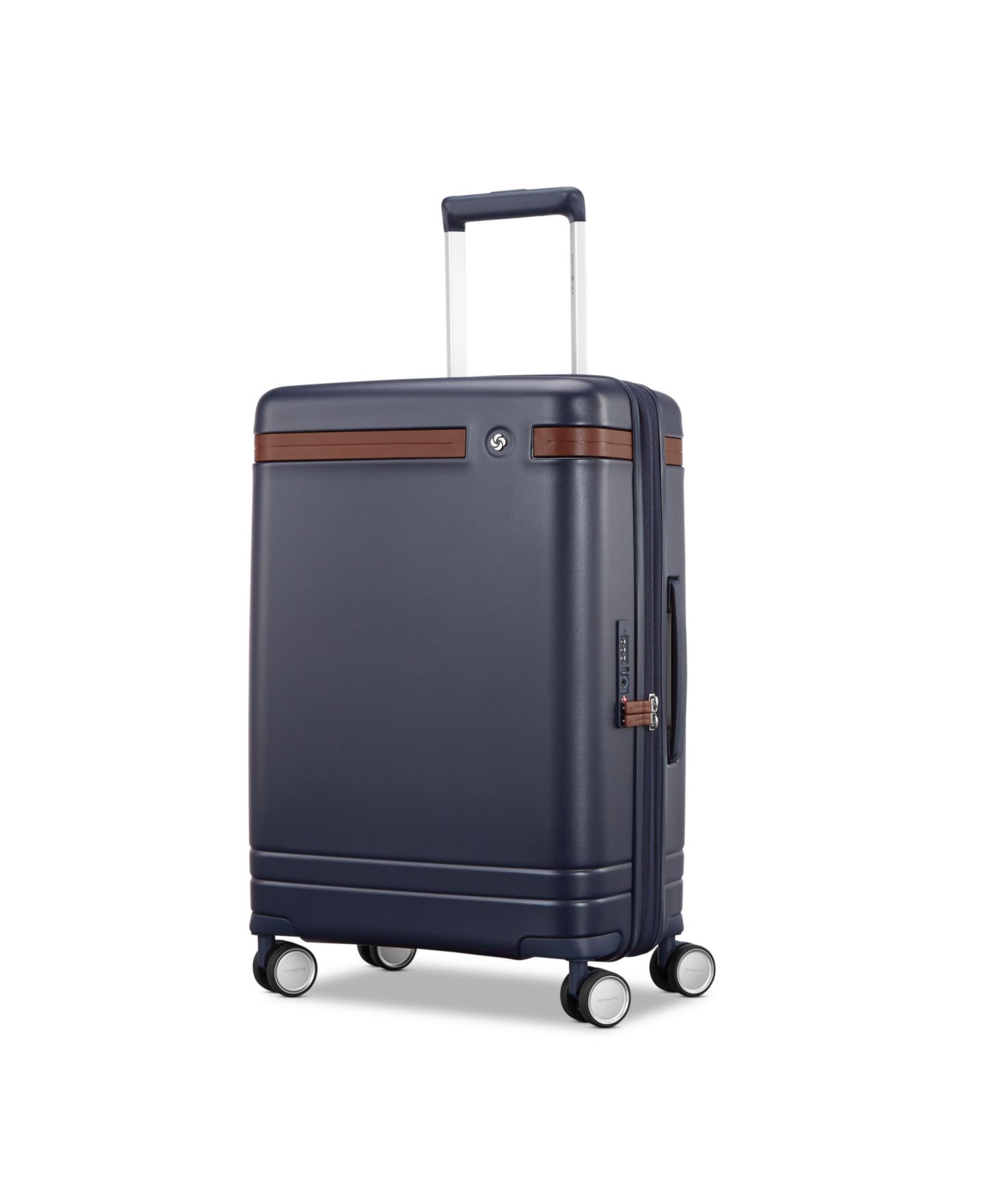 Чемоданы Samsonite Virtuosa Expandable Carry On, цвет: Тёмно-синий — фото 1