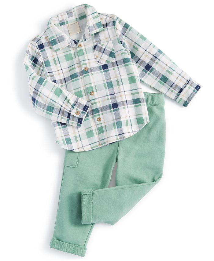 Plaid baby hotsell boy clothes