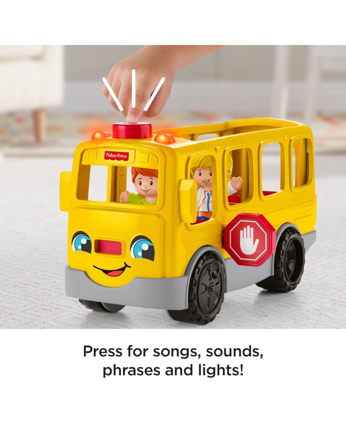 Shop Fisher Price Fisher-price Little People Sit With Me School Bus In Asst