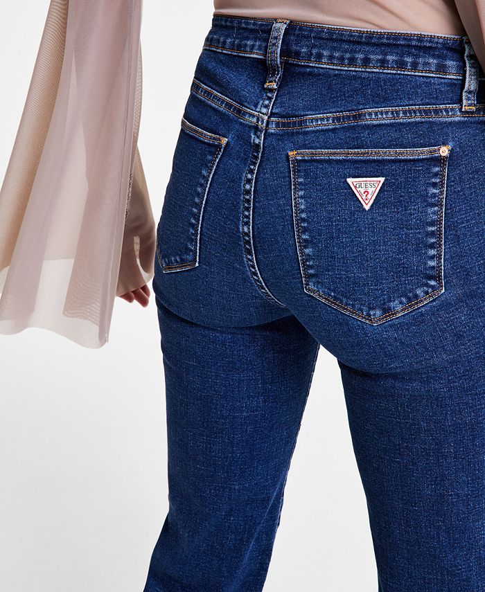 JOE'S FADED AND WHISKERED STONEWASHED BOOT CUT JEANS 25