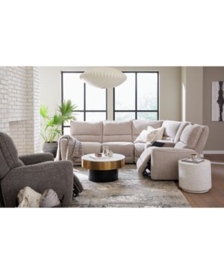 CLOSEOUT! Deklyn 106" 3-Pc. Zero Gravity Fabric Sofa with 2 Power Recliners, Created for Macy's