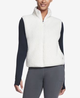Skechers - Women's Sherpa Fleece Cropped Vest