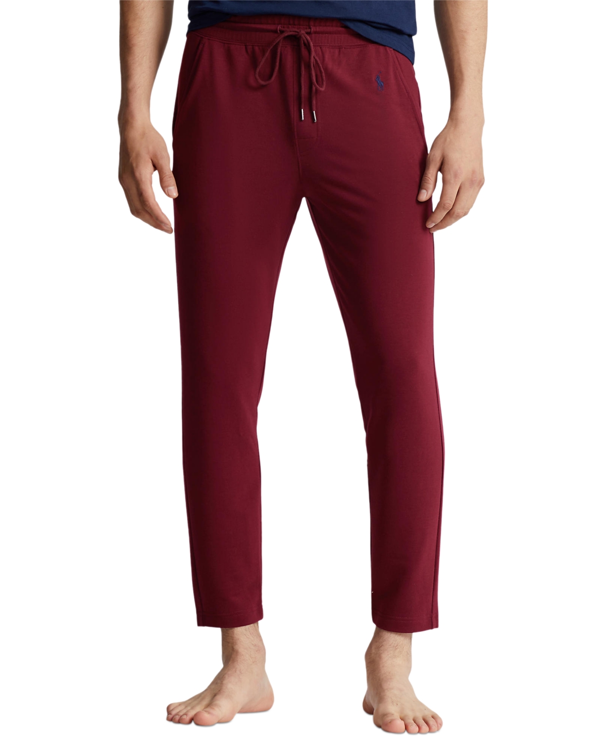 Polo Ralph Lauren Men's Terry Drawstring Pajama Pants In Red