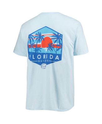 Men's Light Blue Florida Gators Landscape Shield Comfort Colors T-shirt