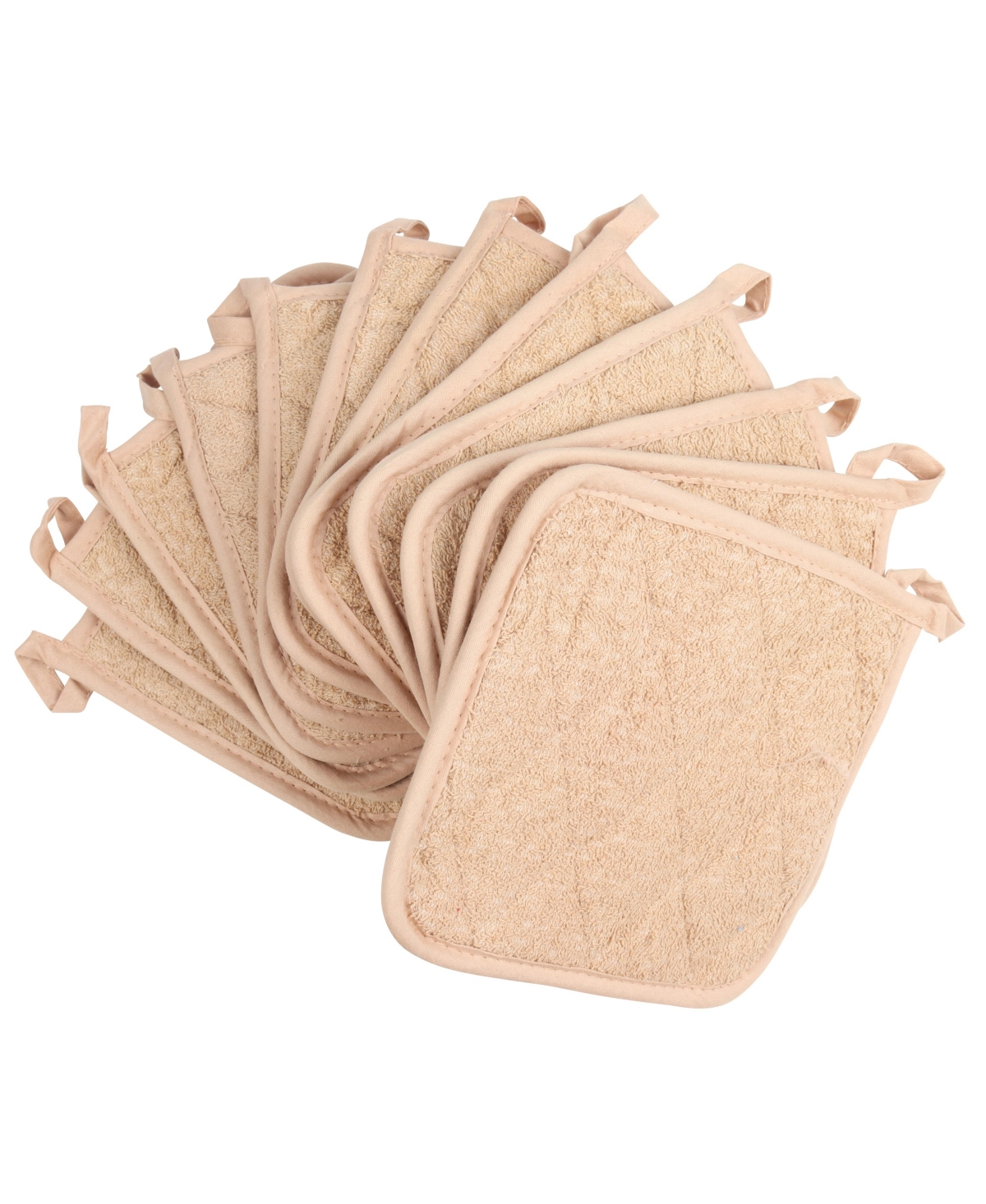 Arkwright Home Arkwright Terry Cotton Pot Holders - (Pack of 12) Restaurants, Kitchen Hot Pad Potholder Set, Heat Resistant Coaster for Cooking and Ba