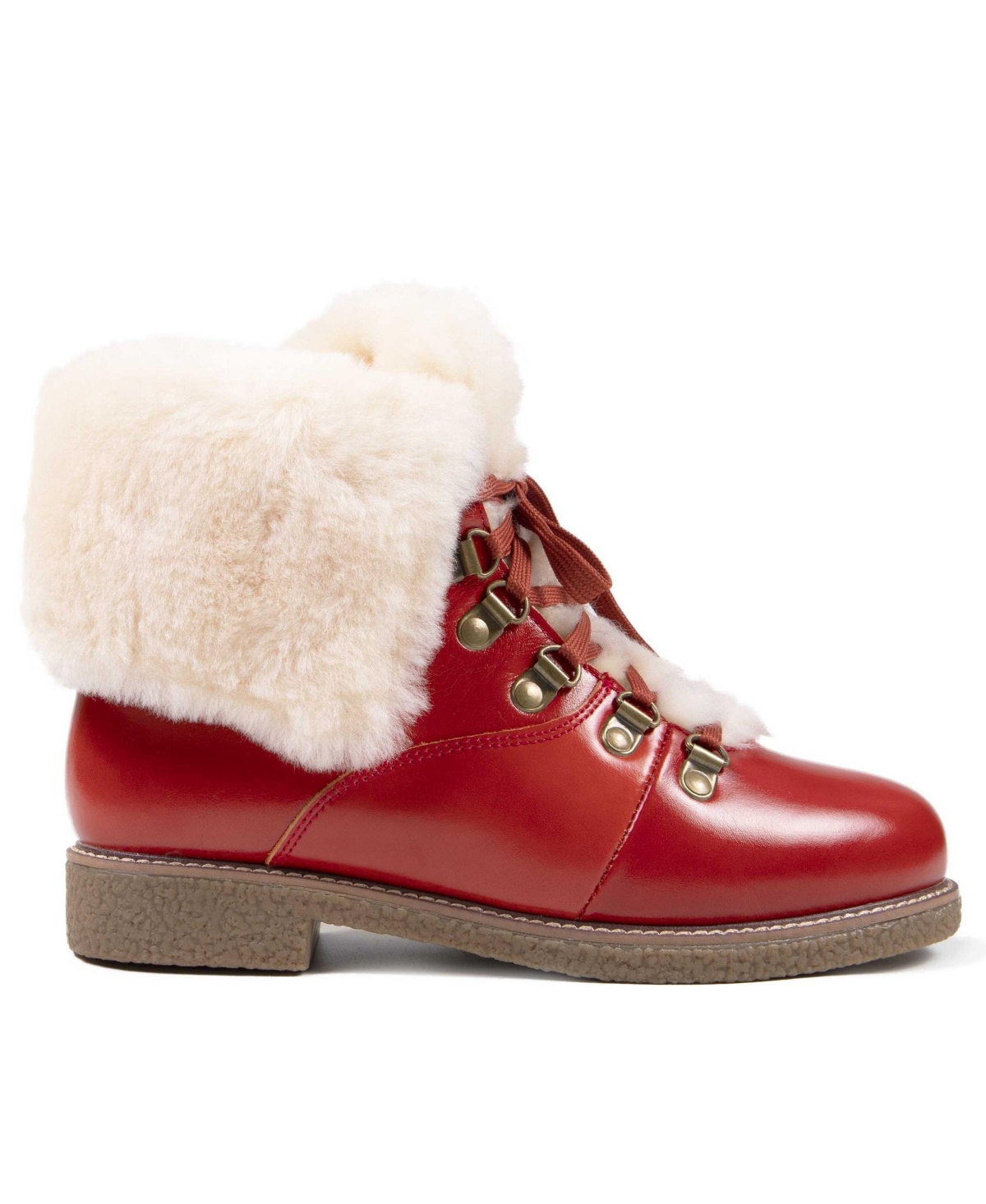 Ladies Autumn Comfy Boots - Red
