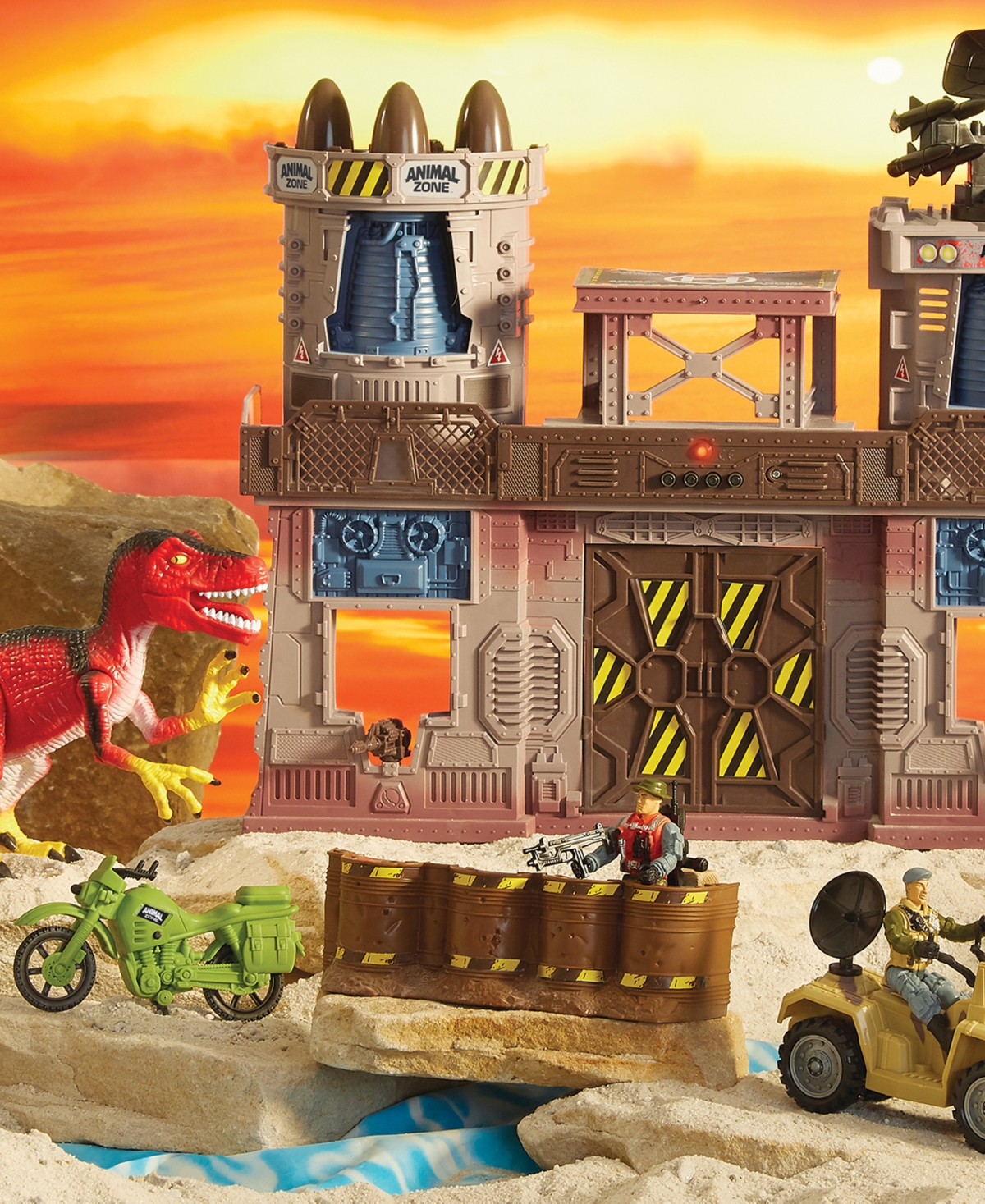 Animal Zone Kids' Dino Fortress Playset, Created For You By Toys R Us In Multi