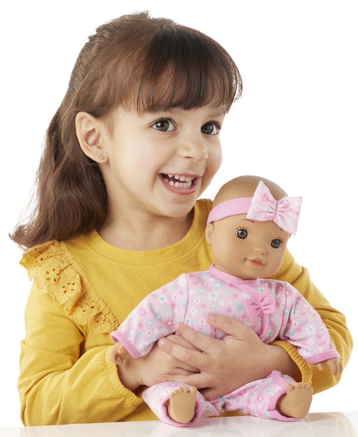 You & Me Chatter And Coo 12" Baby Doll Hispanic, Created for You by Toys R Us