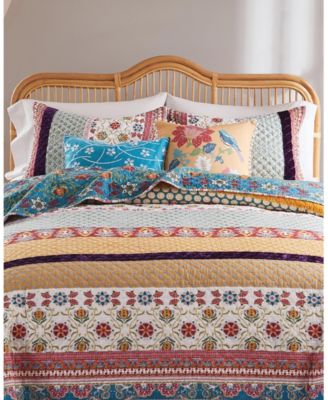 Thalia Cotton Reversible 5 Piece Quilt Set, King