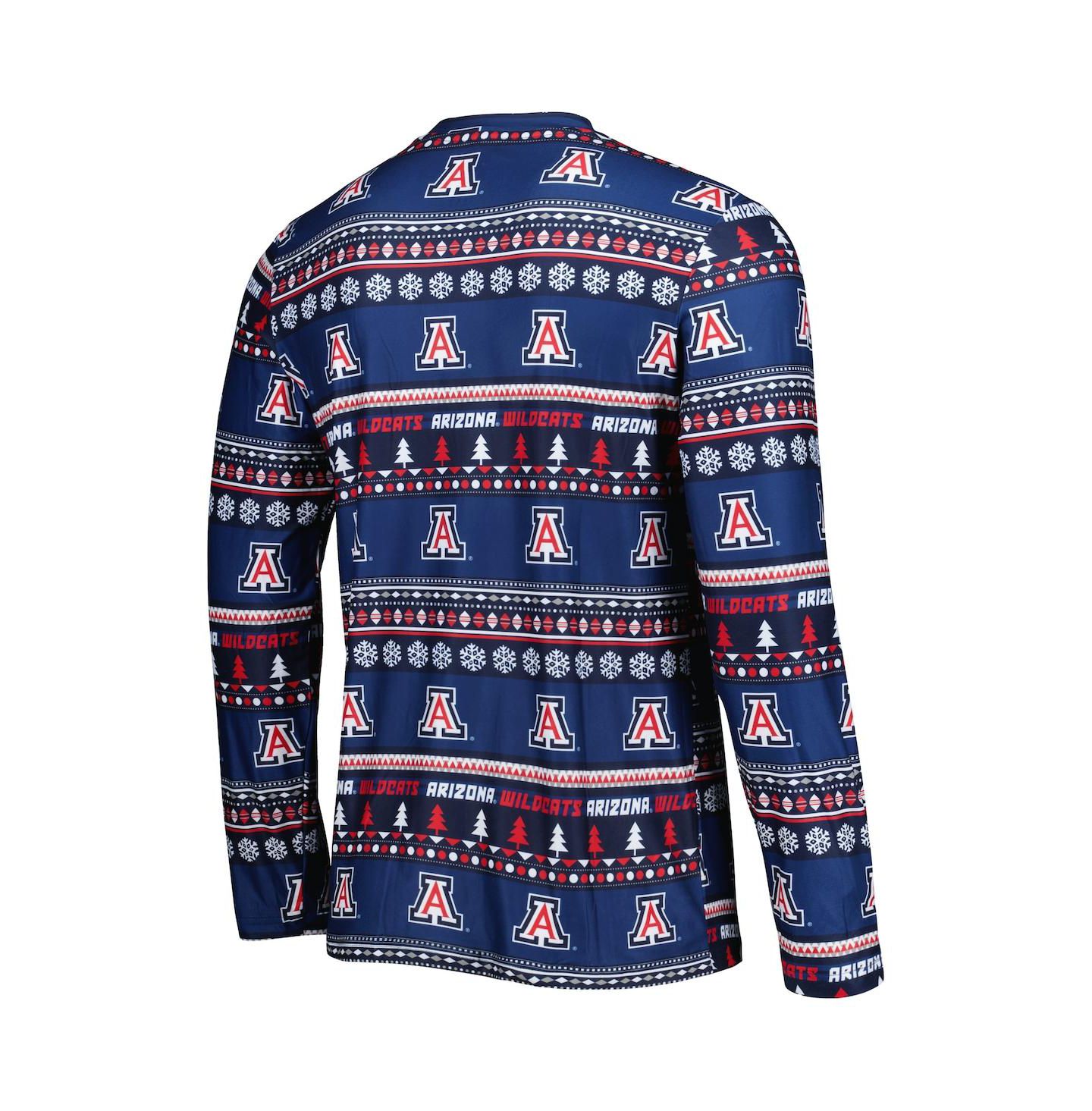 Мужская пижама Concepts Sport Arizona Wildcats Swivel, Navy — фото 4