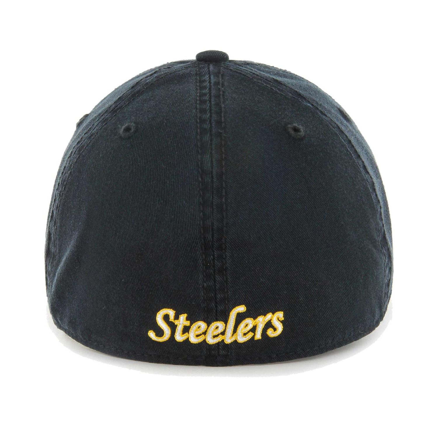 Men's Black Pittsburgh Steelers Gridiron Classics Franchise Legacy Fitted Hat