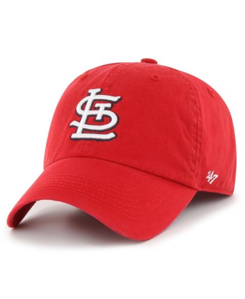 Мужская кепка '47 Brand Red St. Louis Cardinals Franchise Logo Fitted Hat